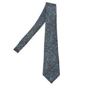 Scorched Earth Aboriginal Indigenous Art Design Tie Australia Blue Classic Width
